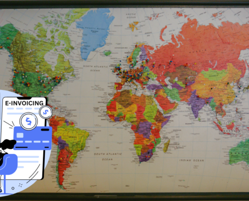 electronic invoicing worldwide map