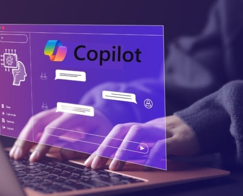 A person use Copilot in Business Central