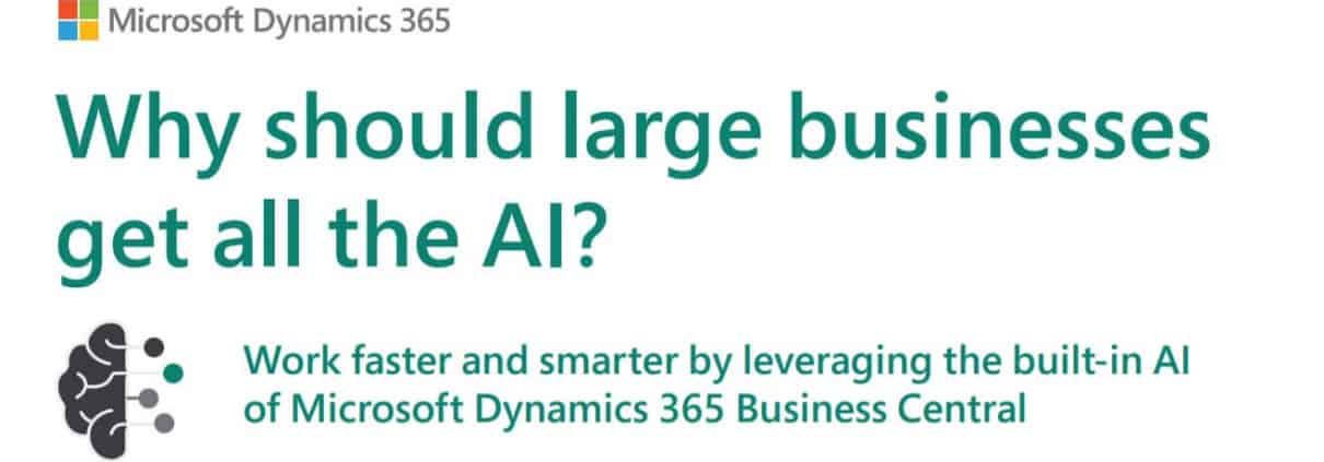 Why should large businesses get all the AI? [Infographic] 1