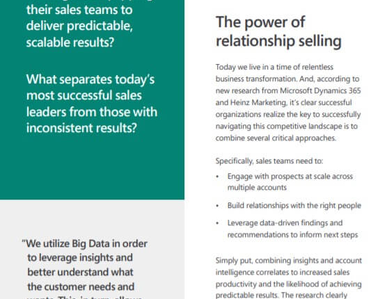 The power of relationship selling - Ebook 3