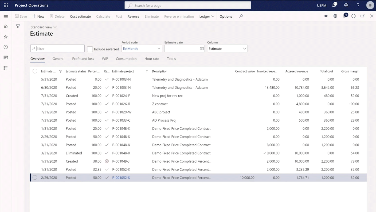 financial management for project management with Dynamics 365 project operations