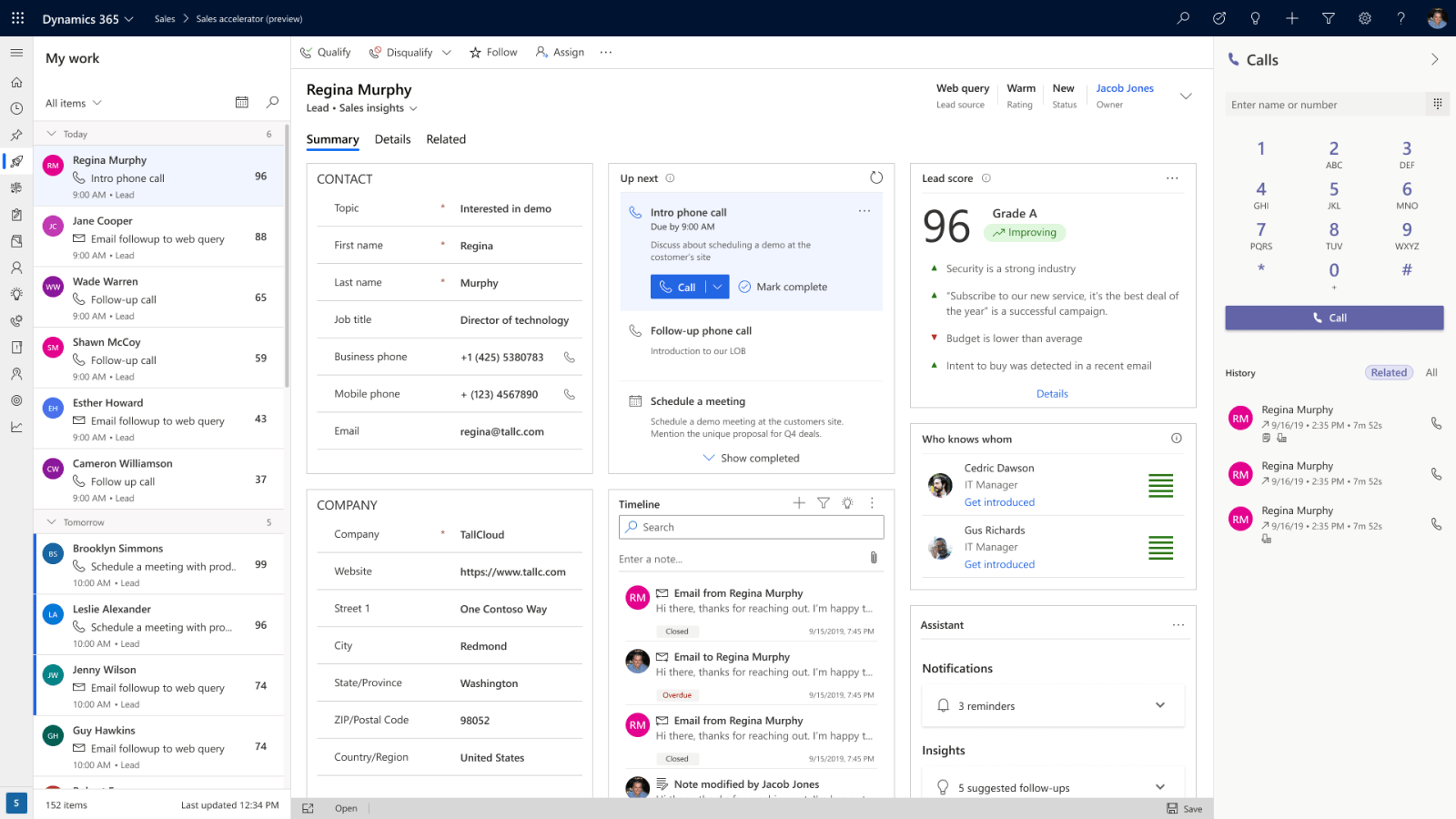 Microsoft Dynamics 365 Sales Insights Conversations that work