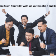 Employees excited during work in the office
