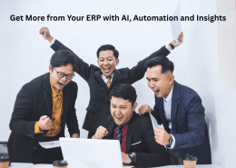 Employees excited during work in the office