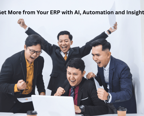Employees excited during work in the office