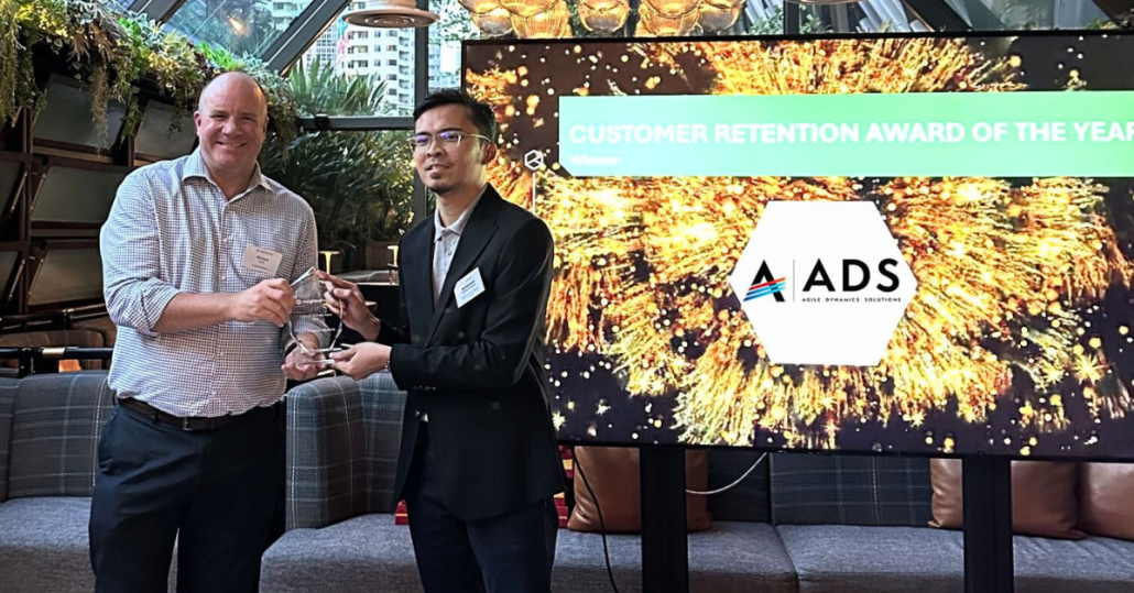 ADS Wins insightsoftware Customer Retention Award 2025 in Asia 2 ADS receiving insightsoftware Customer Retention Award in Asia 2025