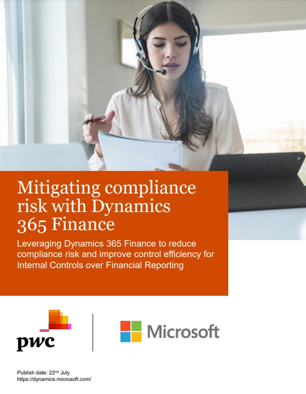 Mitigating compliance risk with dynamics 365 finance cover