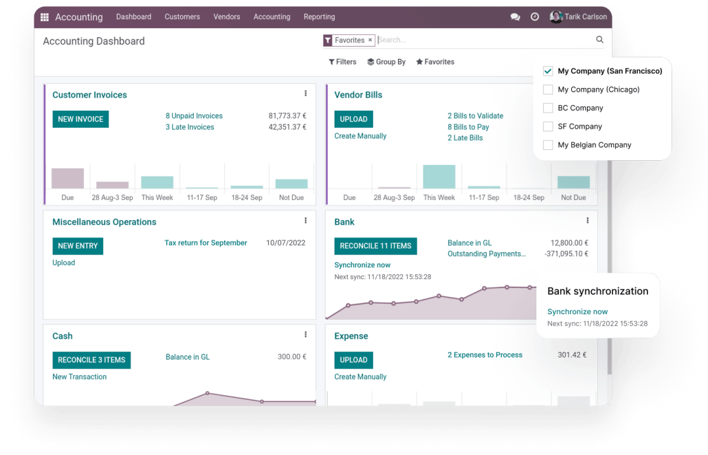 Odoo accounting app as a SAP Business One alternative in Malaysia