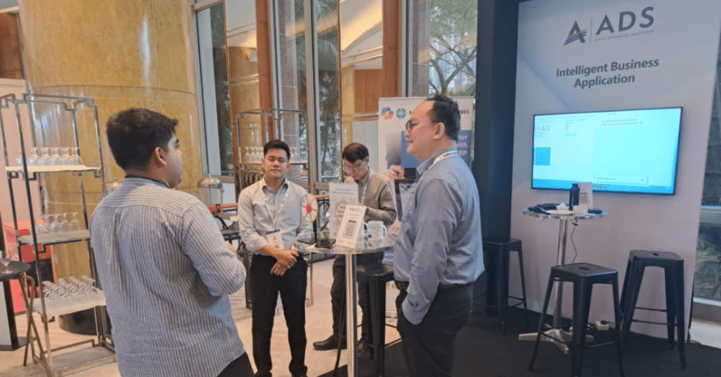 ADS explained about Copilot and Business Central to visitors