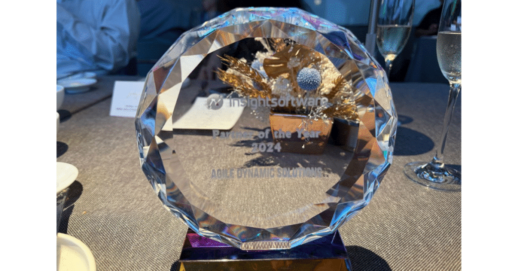 ADS Awarded Partner of the Year 2024 – Continuing Our Winning Partnership with insightsoftware 2 insightsoftware Partner of the Year 2024 - Asia trophy photo